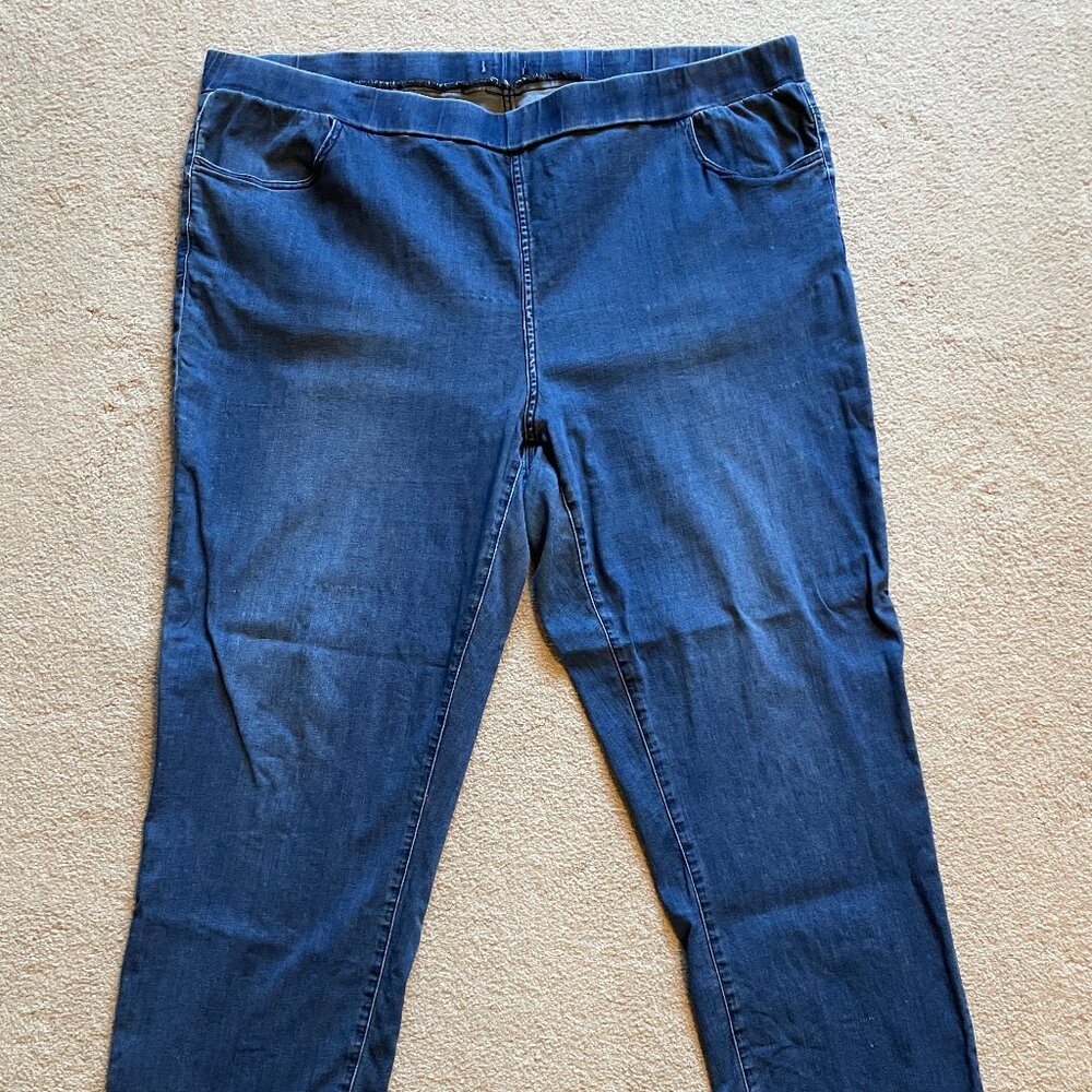 Universal Standard Comfort Denim Stovepipe Jeans - Dark Indigo